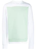 Calvin Klein Oversize Block Print Sweatshirt - White
