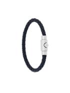 Salvatore Ferragamo Thin Woven Bracelet - Blue