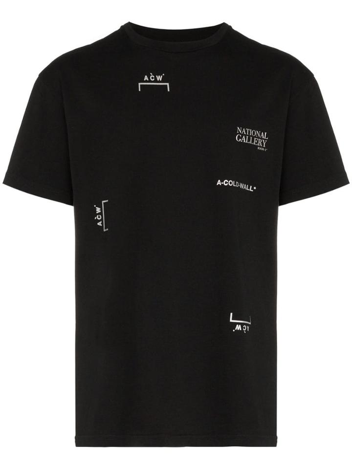 A-cold-wall* Acw Multi Logo Tee - Black