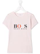 Boss Kids Logo T-shirt - Pink