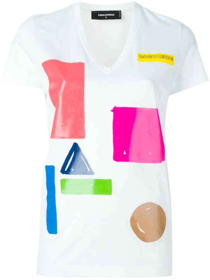 Dsquared2 Shapes Print T-shirt