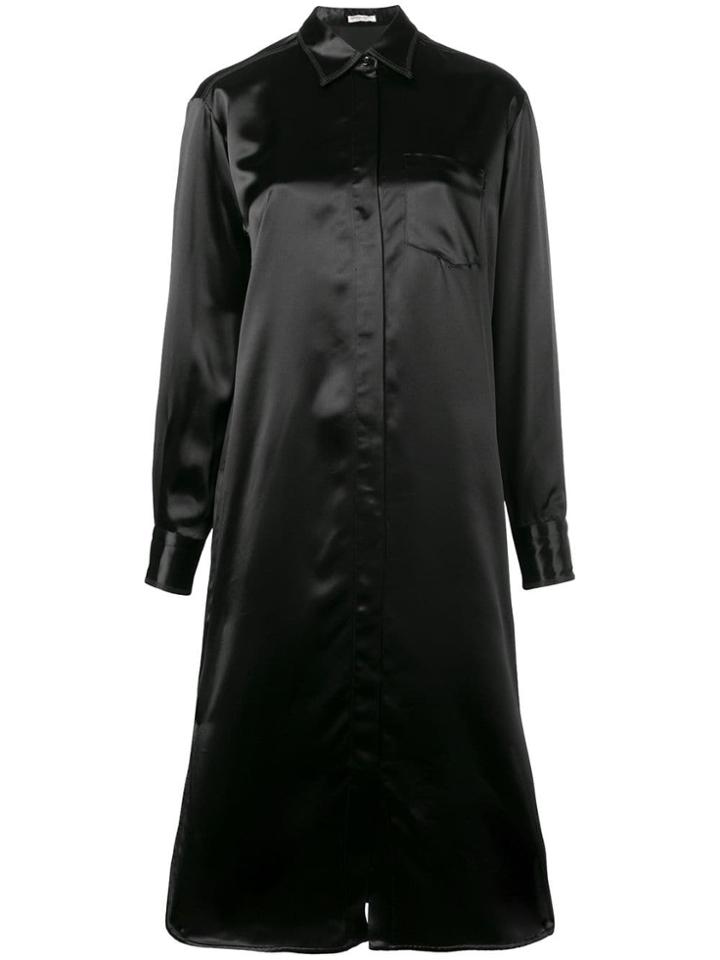 Bottega Veneta Loose-fit Shirt Dress - Black