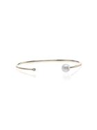 Mateo 14kt Yellow Gold Pearl And Diamond Cuff