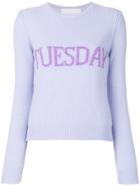 Alberta Ferretti Tuesday Sweater - Pink & Purple
