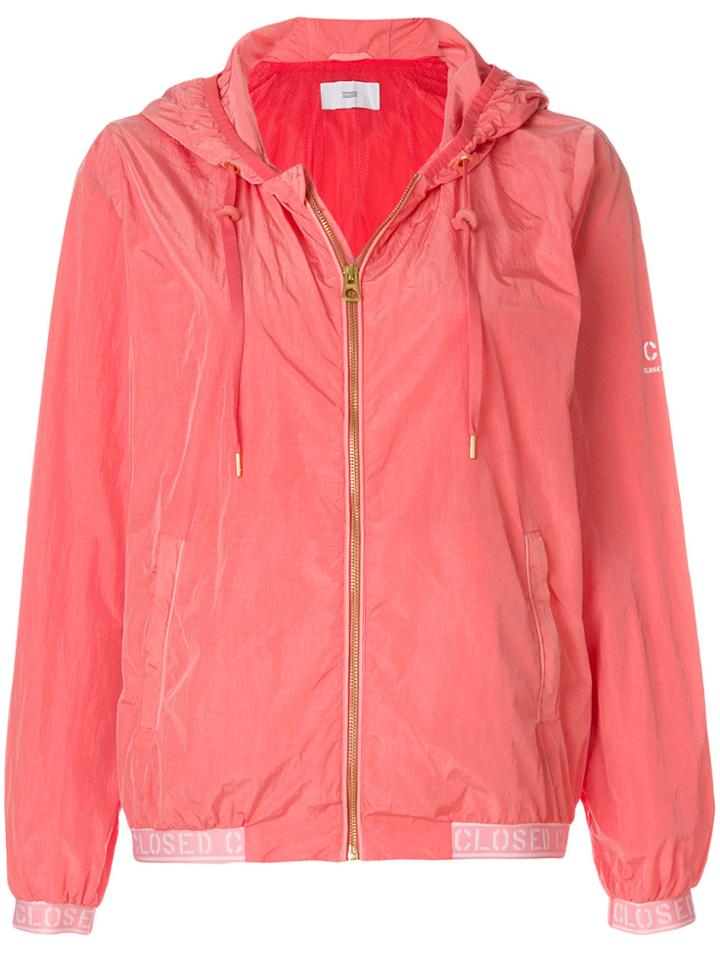 Closed Zipped Windbreaker - Pink & Purple