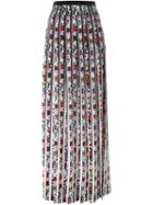 Mary Katrantzou 'pelar' Floral Print Pleated Skirt