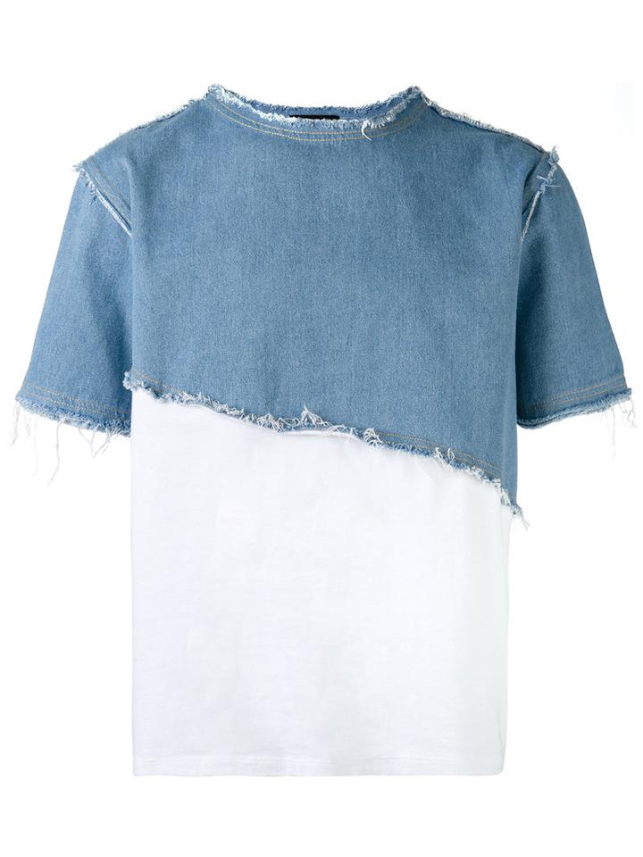 Andrea Crews Fleeco T-shirt, Men's, Size: Small, Blue, Cotton
