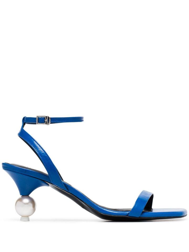 Yuul Yie Blue Vivi 70 Leather Sandals