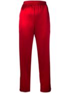 Gianluca Capannolo Elasticated Straight-leg Trousers - Red