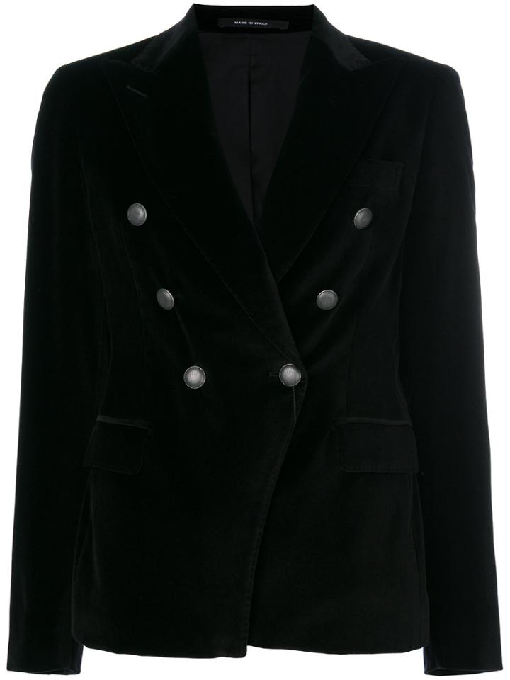 Tagliatore Double Breasted Blazer - Black