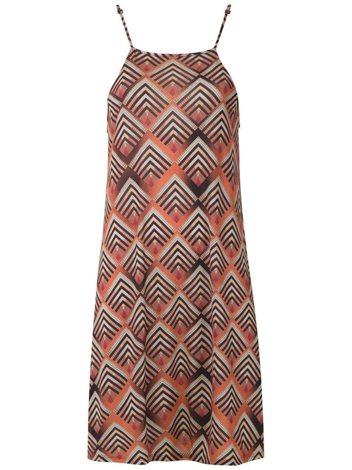 Lygia & Nanny Iris Printed Dress - Orange