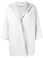 Jil Sander Deconstructed Boxy Jacket, Women's, Size: 36, White, Cashmere