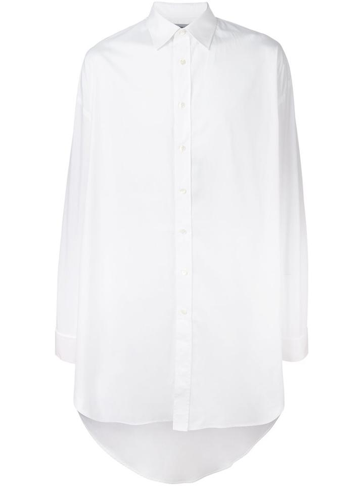 Alexander Mcqueen Oversized Shirt, Men's, Size: Small, White, Cotton