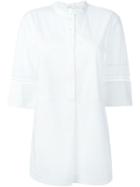 Vince Open Embroidery Detail Blouse
