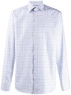 Eton Slim Fit Checked Shirt - Blue