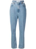 Iro Waist Cut-out Jeans - Blue