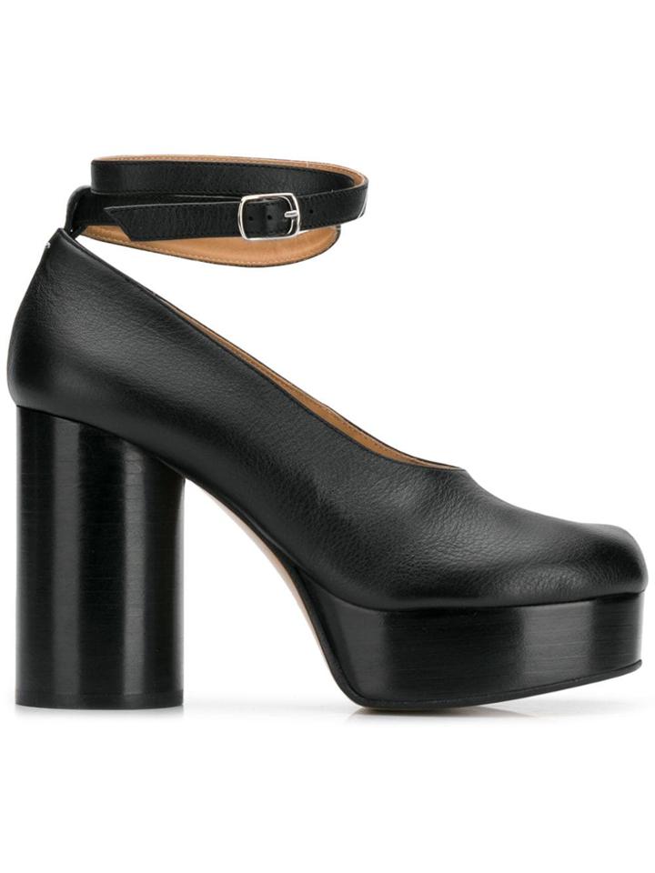 Maison Margiela Tabi Double Strap Pumps - Black
