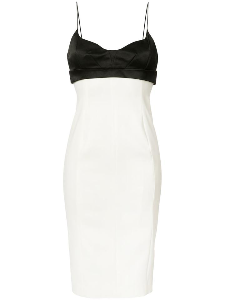 Narciso Rodriguez - Rear Zip Dress - Women - Silk/polyamide/spandex/elastane - 40, White, Silk/polyamide/spandex/elastane