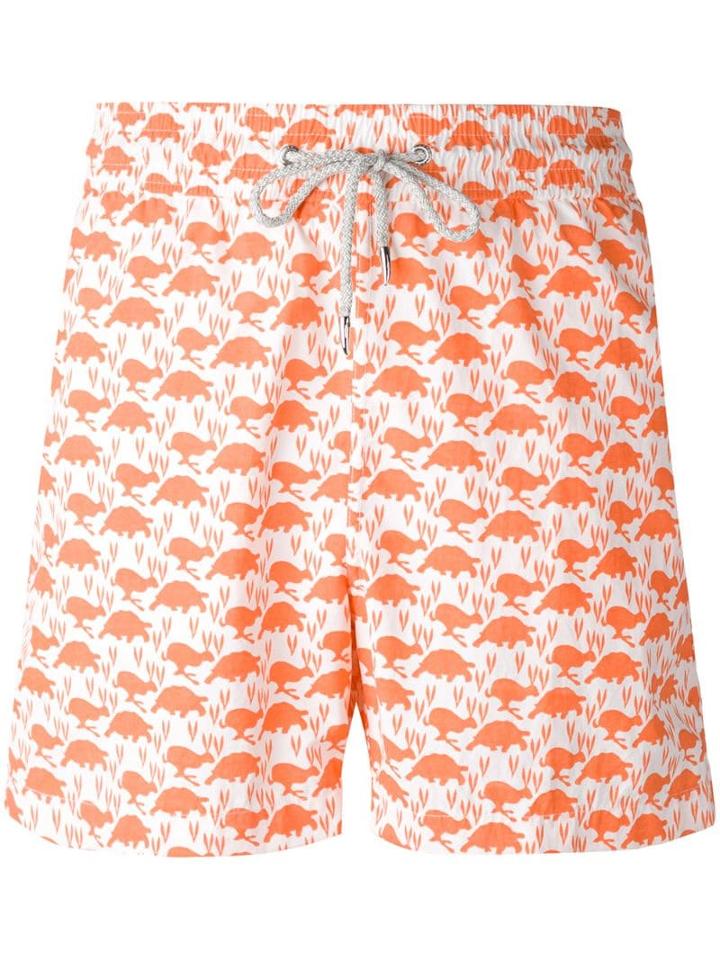 Love Brand Turtle Print Swim Shorts - Yellow