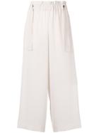 Vince Wide-leg Cropped Trousers - Nude & Neutrals