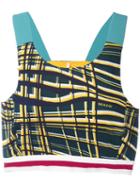No Ka' Oi 'male' Cropped Top, Size: 1, Blue, Polyamide/polyester/spandex/elastane