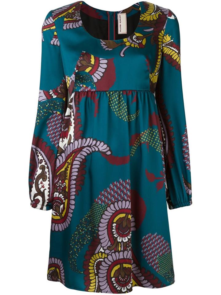 Antonio Marras Floral Print Dress - Blue