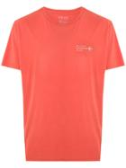 Osklen Regular Tridente Print T-shirt - Orange