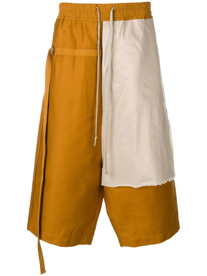 Rick Owens Drkshdw Contrast Panel Trousers - Neutrals