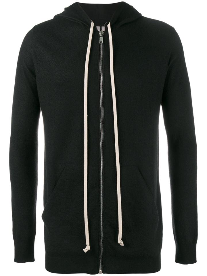 Rick Owens Classic Hoodie - Black
