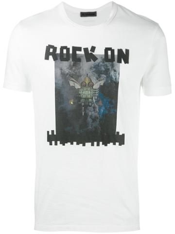 Versus 'macro Plinth' Print T-shirt - Black