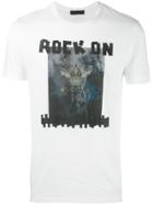 Versus 'macro Plinth' Print T-shirt - Black