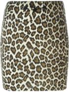 Jean Paul Gaultier Pre-owned Leopard Print Skirt - Neutrals