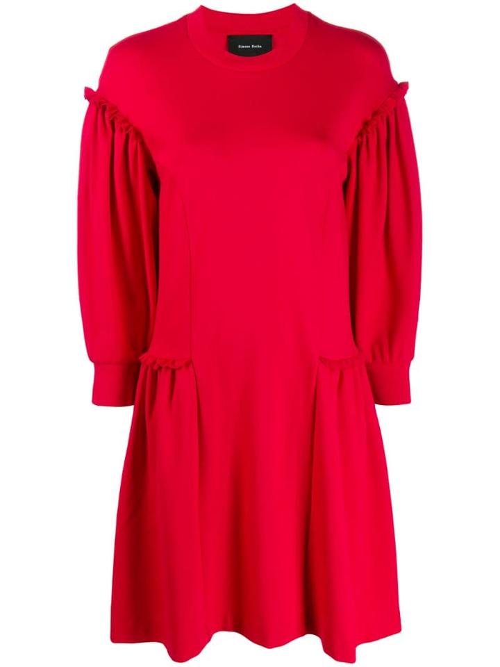 Simone Rocha Frill Flared Longsleeved Dress