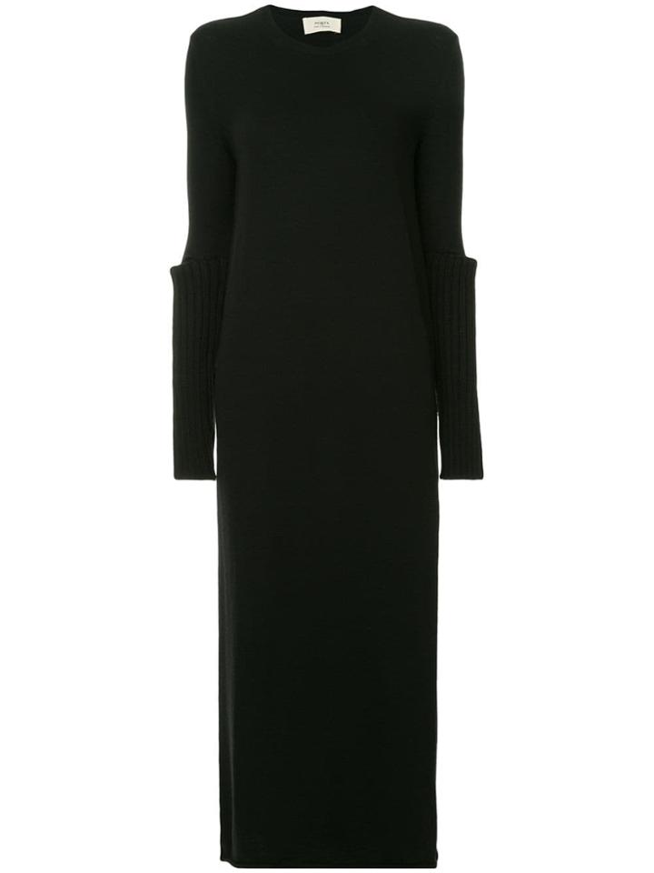 Ports 1961 Fine Knit Long Dress - Black