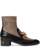 Gucci Horsebit Chain Boots - Black