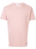 Ports V Slogan T-shirt - Pink