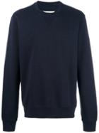 Maison Margiela Elbow Patch Sweatshirt, Men's, Size: 46, Blue, Cotton
