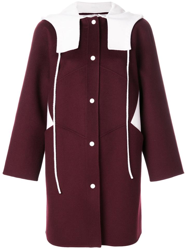 Valentino Compact Drape Cape - Pink & Purple