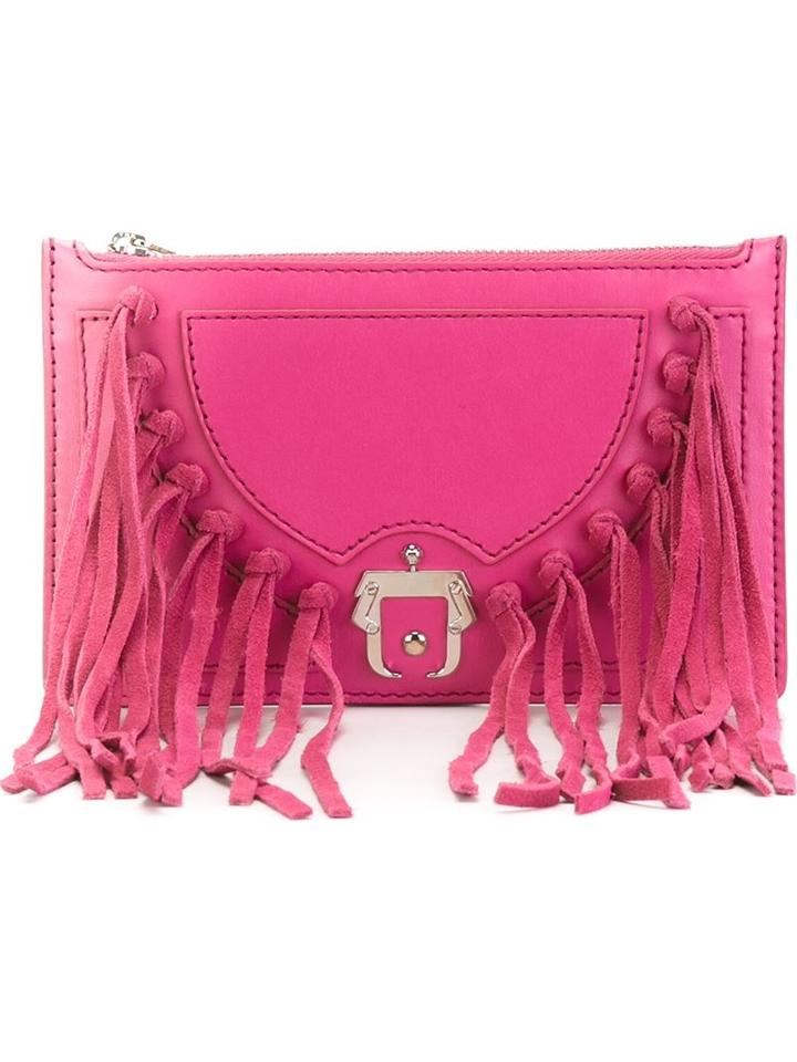 Paula Cademartori Fringed Flat Clutch
