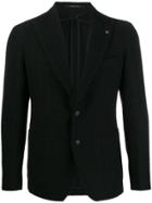 Tagliatore Knitted Tailored Blazer - Black