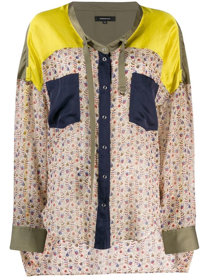 Barbara Bui Patterned Blouse - Neutrals