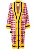 Henrik Vibskov Long Checked Cardigan - Yellow
