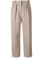 Victoria Beckham High-waist Tailored Trousers - Nude & Neutrals