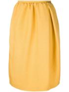 Rochas Gathered Waist Skirt - Yellow