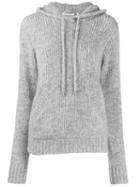 Helmut Lang Hooded Jumper - Grey