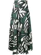 Altea Plant Print Skirt - Green