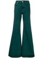 Matthew Adams Dolan High-rise Flared Jeans - Green