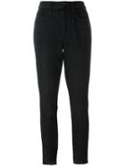 Helmut Lang Slim-fit Cropped Jeans, Women's, Size: 27, Black, Cotton/polyester