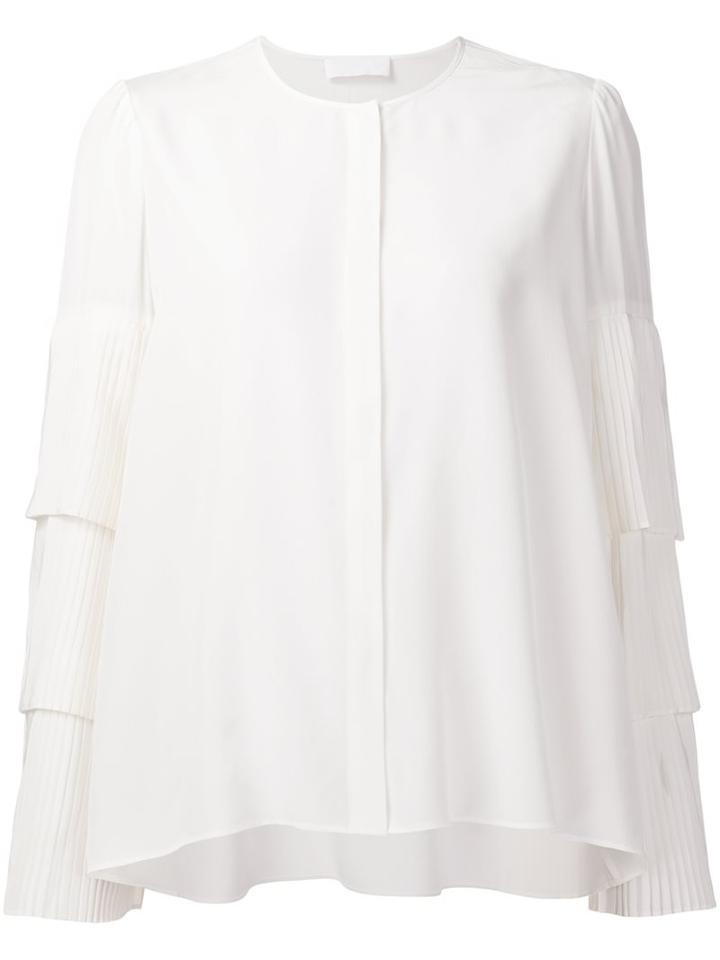 Co Pleated Sleeves Blouse