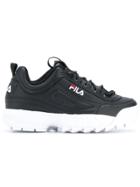 Fila Ridged Platform Sneakers - Black